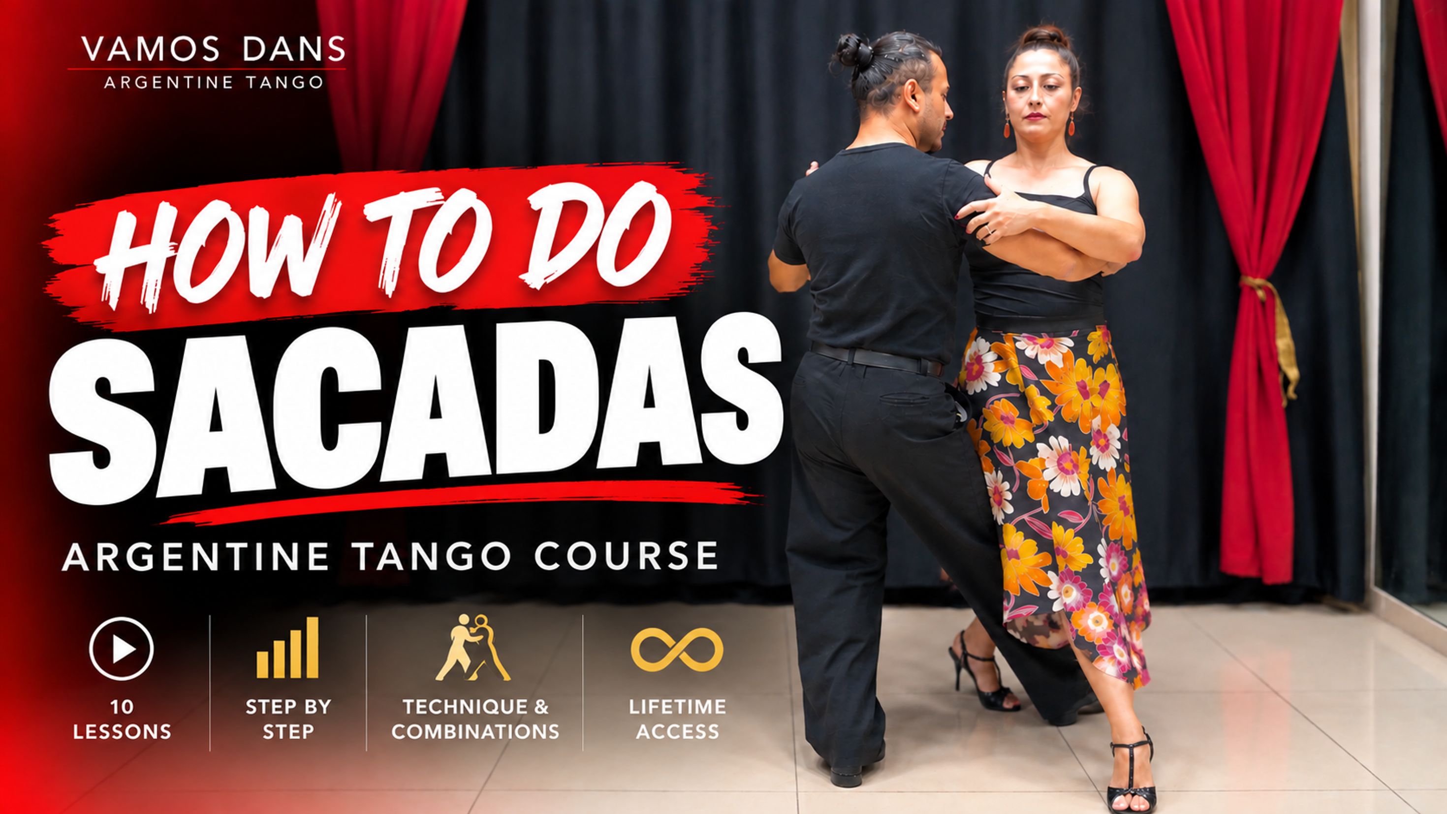Argentine Tango Sacadas – Complete Course